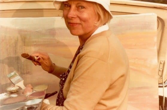 Portrait de l'artiste peintre Lyne Seybel